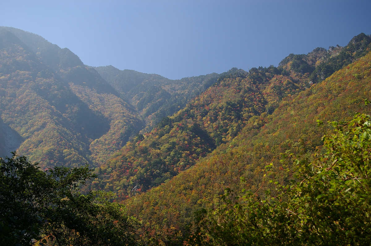 奈良・天川村・御手洗渓谷の紅葉