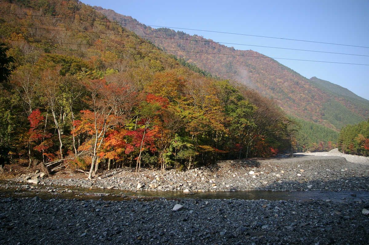 奈良・天川村・御手洗渓谷の紅葉
