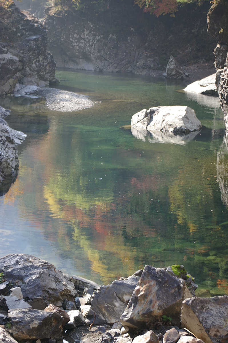 奈良・天川村・御手洗渓谷の紅葉