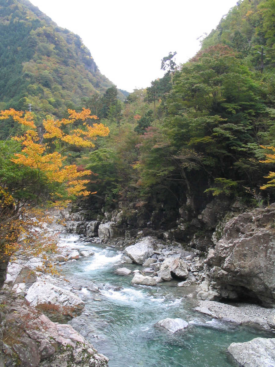 奈良・天川村・御手洗渓谷の紅葉