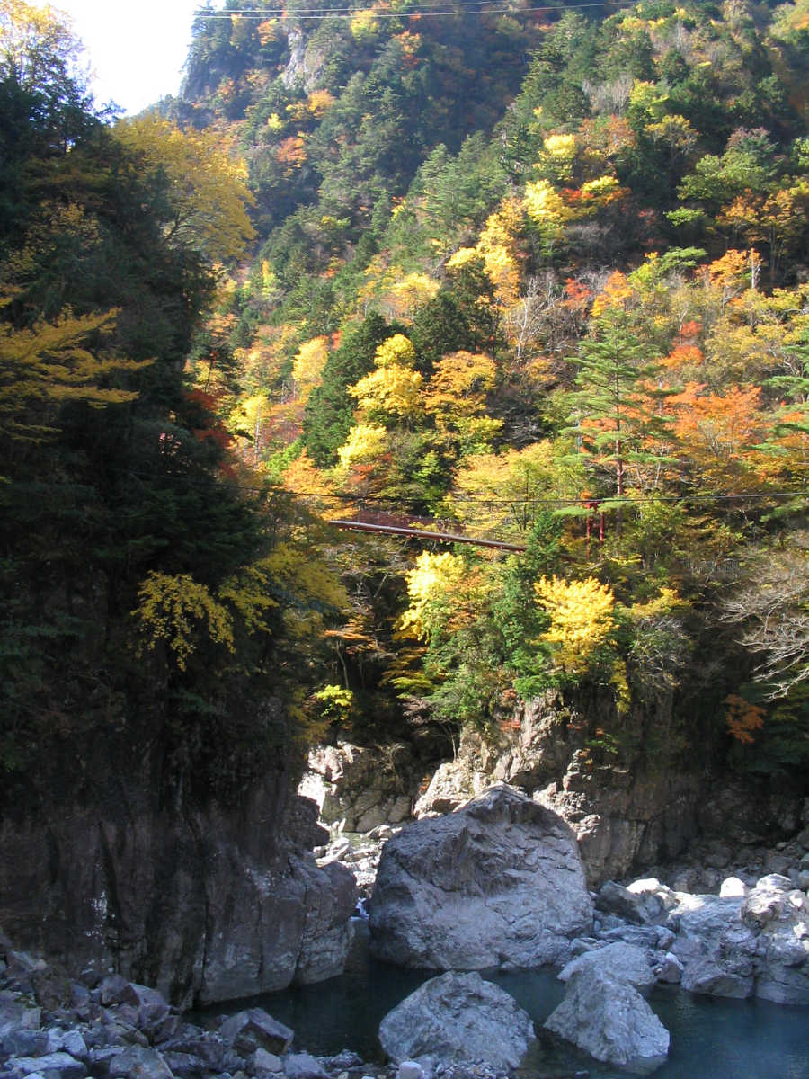 奈良・天川村・御手洗渓谷の紅葉